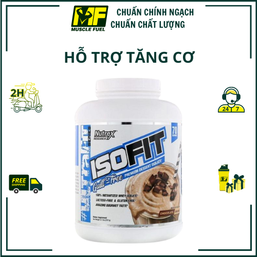 [HÀNG CÔNG TY] Whey IsoFit Protein Cô Lập Tinh Khiết (70 Liều Dùng)+ QUÀ TẶNG