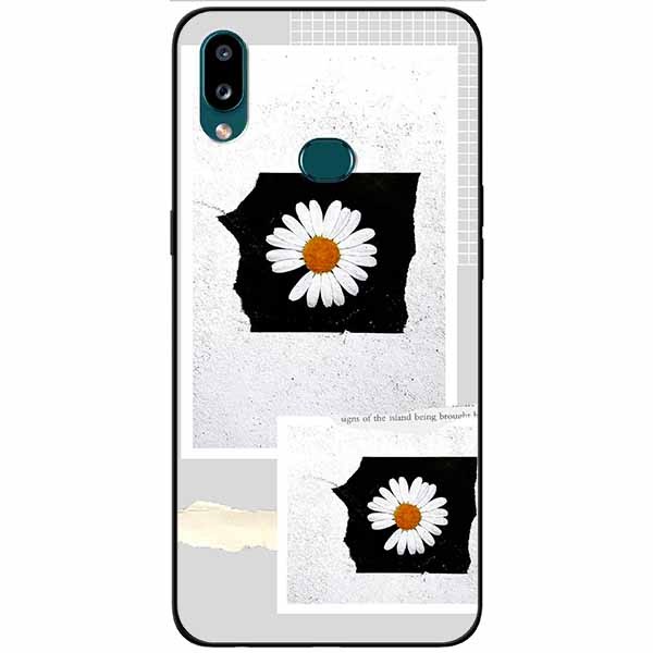Ốp lưng in cho Samsung A10s Mẫu Hai Khung Hoa Cúc