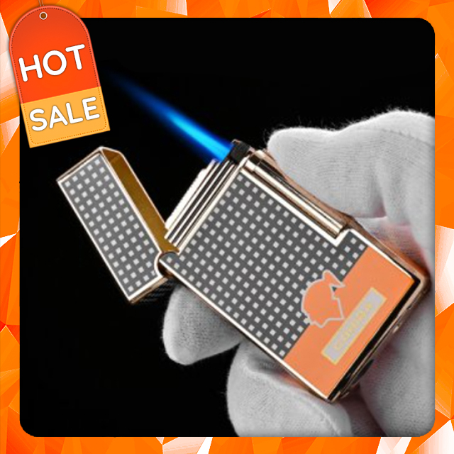 Vỏ Hột Quẹt Bật Lửa Khò Gas  COB-169 thiết kế nhỏ gọn tiện dụng - dùng gas cao cấp (giao màu ngẫu nhiên)
