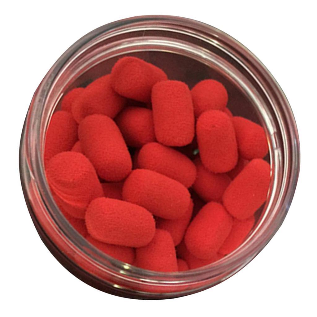 3-6pack 15pcs Smell Carp Fishing Bait Boilies Eggs Floating Ball Beads Feeder