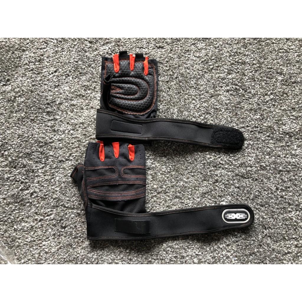 Găng tay XTREAM cụt có lớp đệm lòng bàn tay -hình thật