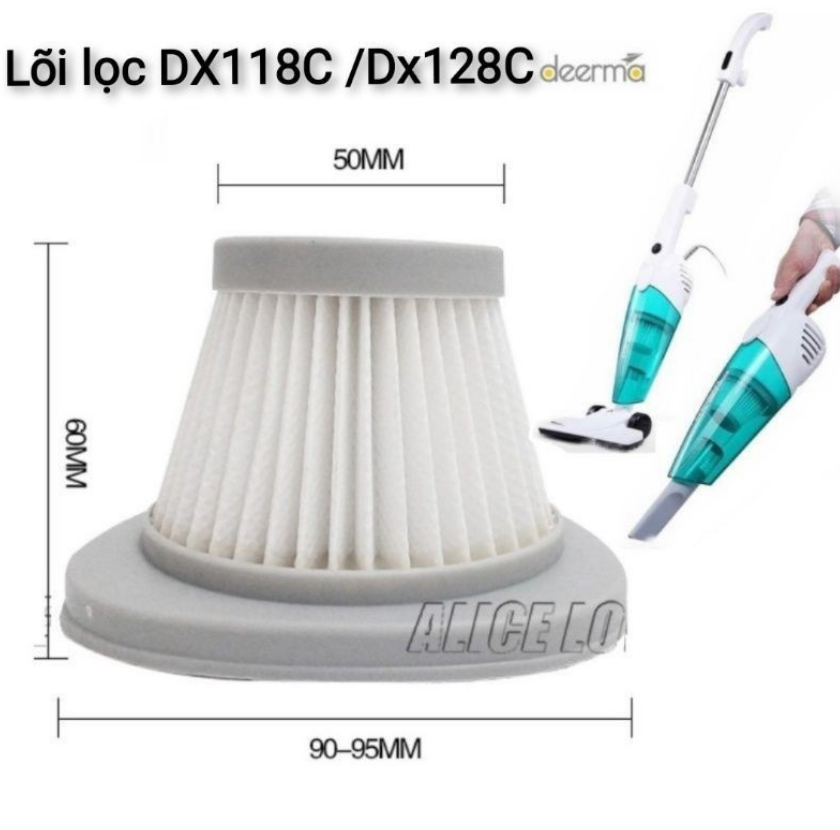 Bộ lọc Hepa thay thế cho máy hút bụi Deerma DX118C - Hàng chính hãng