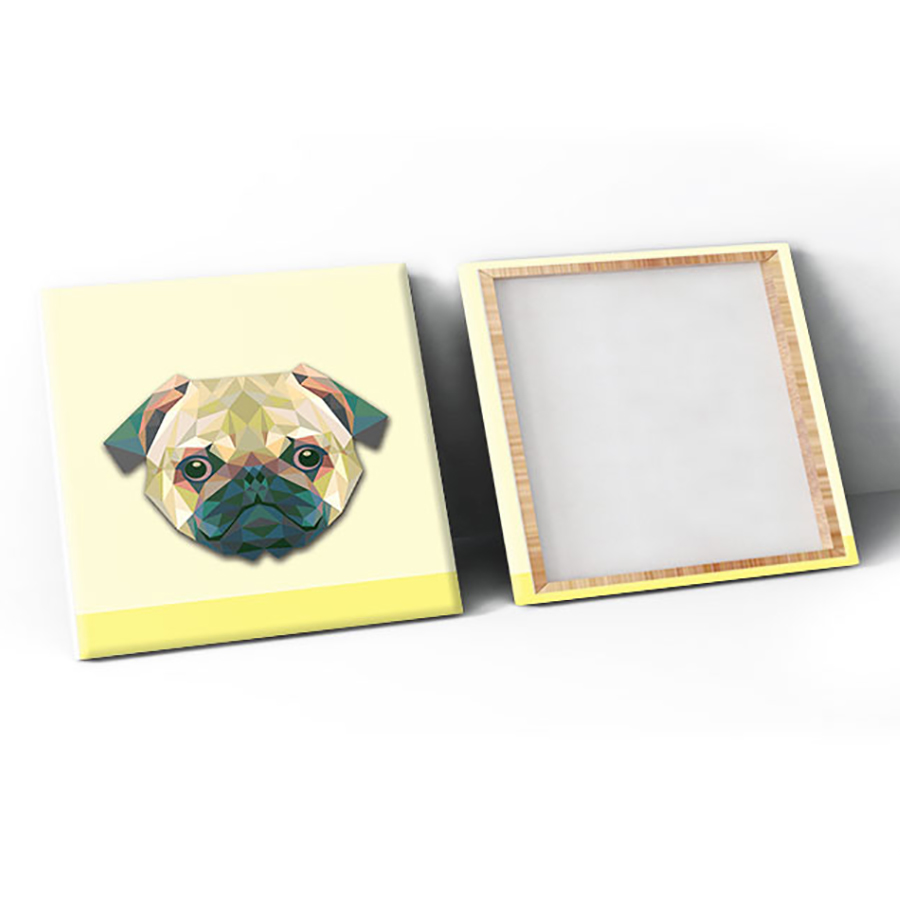Bộ 2 Tranh Canvas Cat And Dog - W109