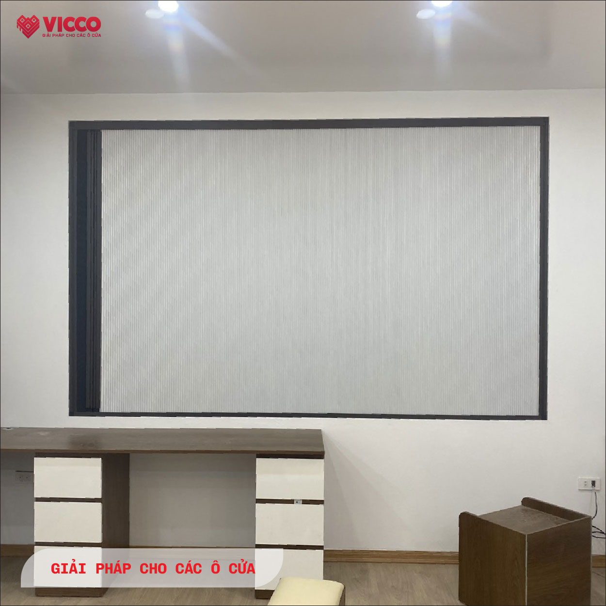 Rèm kiêm lưới chống muỗi VICCO Duo-tone SD 709