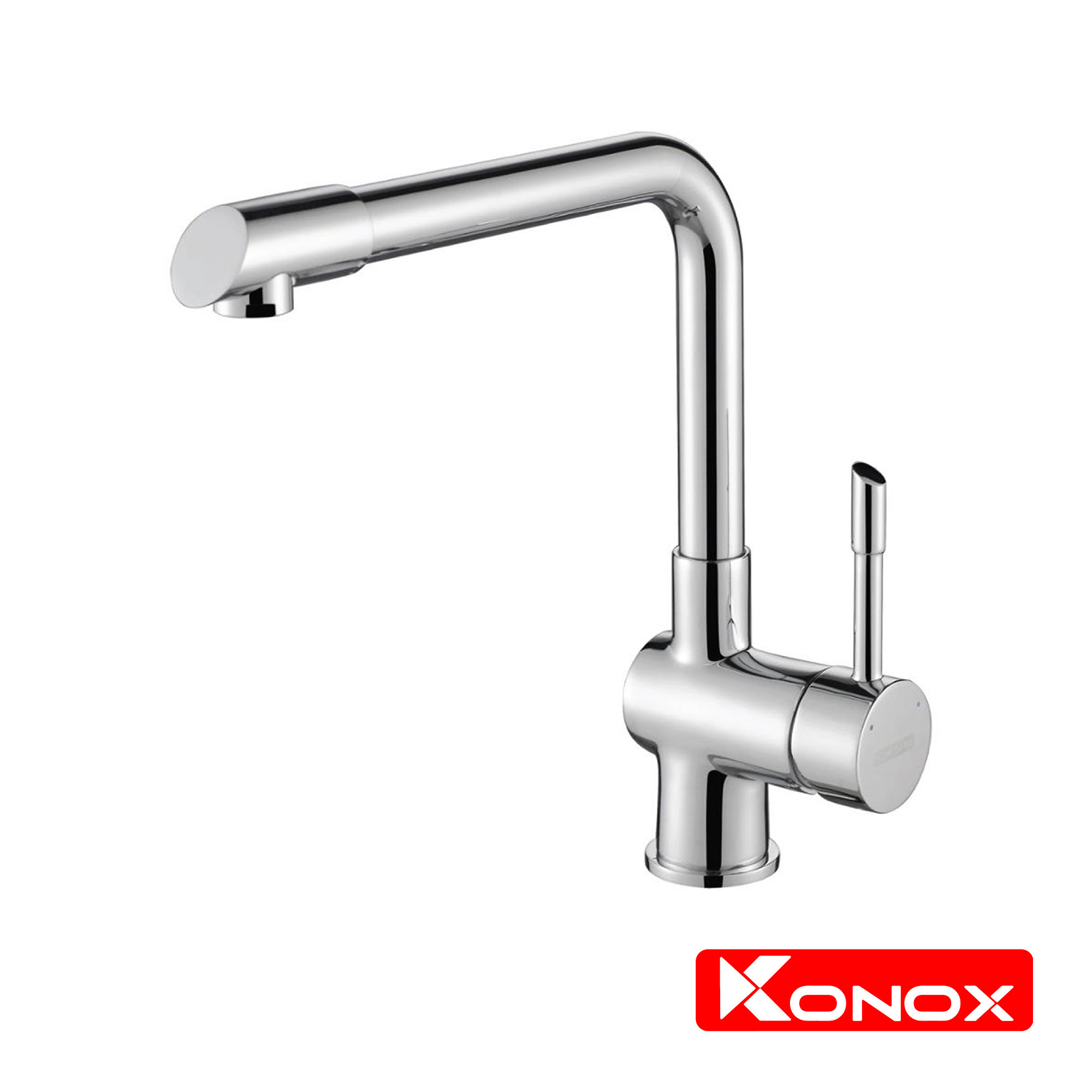 Vòi rửa bát Konox, Model KN1205 , Inox 304AISI tiêu chuẩn châu Âu, mạ PVD 5 lớp sáng bóng Hàng chính hãng