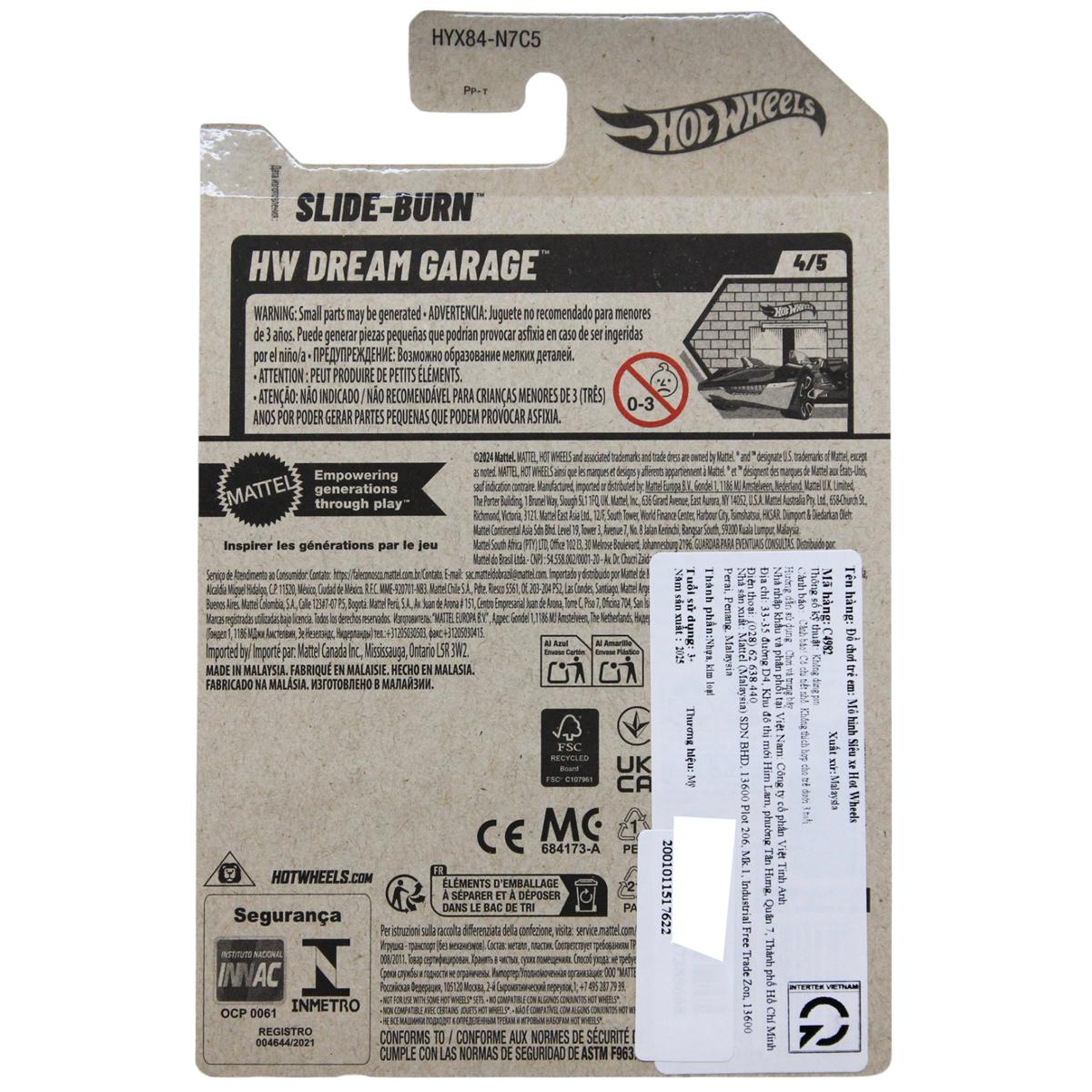 Siêu Xe Hot Wheels C4982 - 108/250 - Slide-burn