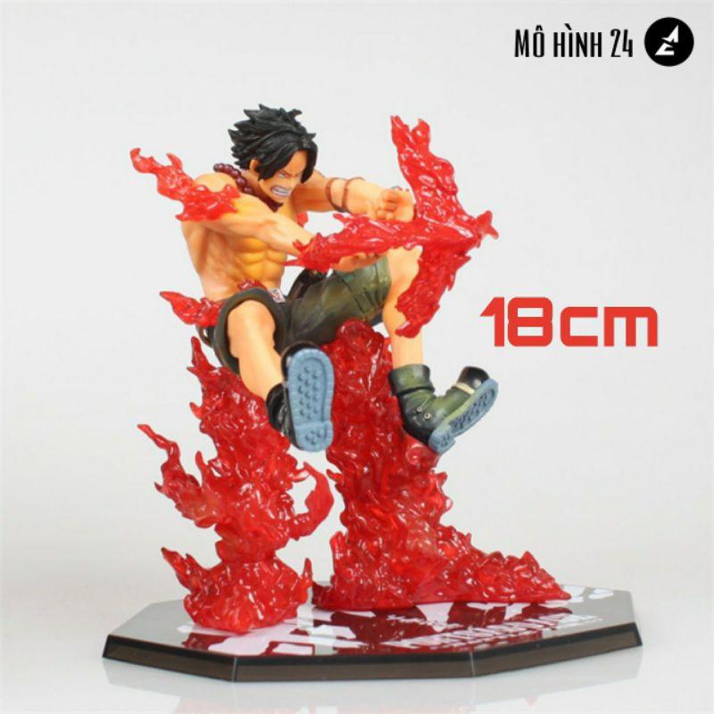 Mô hình cao cấp Ace Hỏa quyền battle ver chữ thập fig one piece anh trai luffy