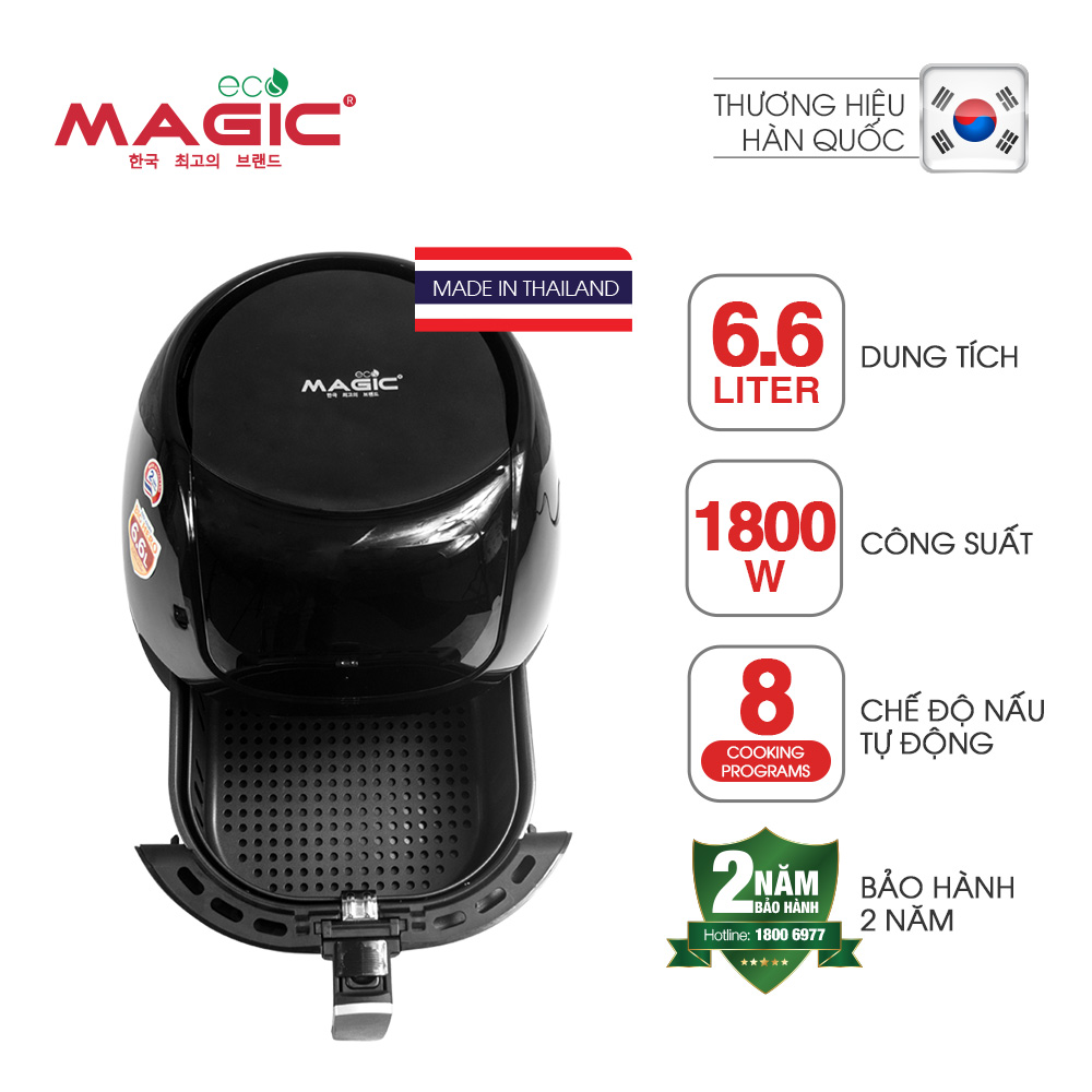 Nồi chiên điện tử Magic Eco AC110 6.6L - Hàng chính hãng