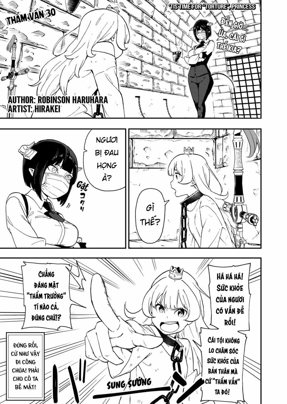 đến giờ "thẩm vấn" rồi, thưa công chúa! chapter 30 1