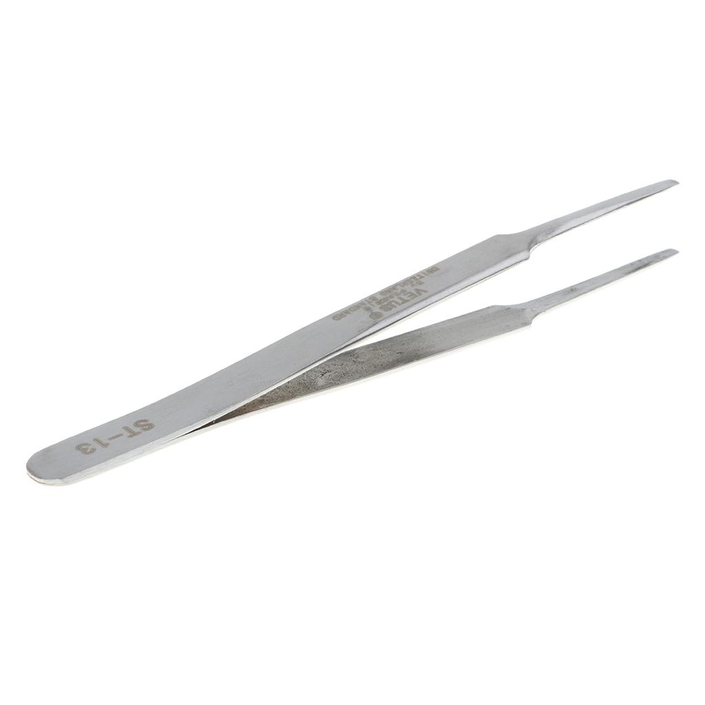 Precision Stainless Steel Tweezers for Phone Repair Tool Narrow Round Head