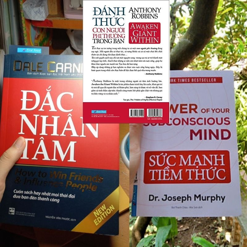 Combo 3 Cuốn Đắc Nhân - Sức Mạnh Tiềm Thức - Đánh Thức Con Người Phi Thường Trong Bạn