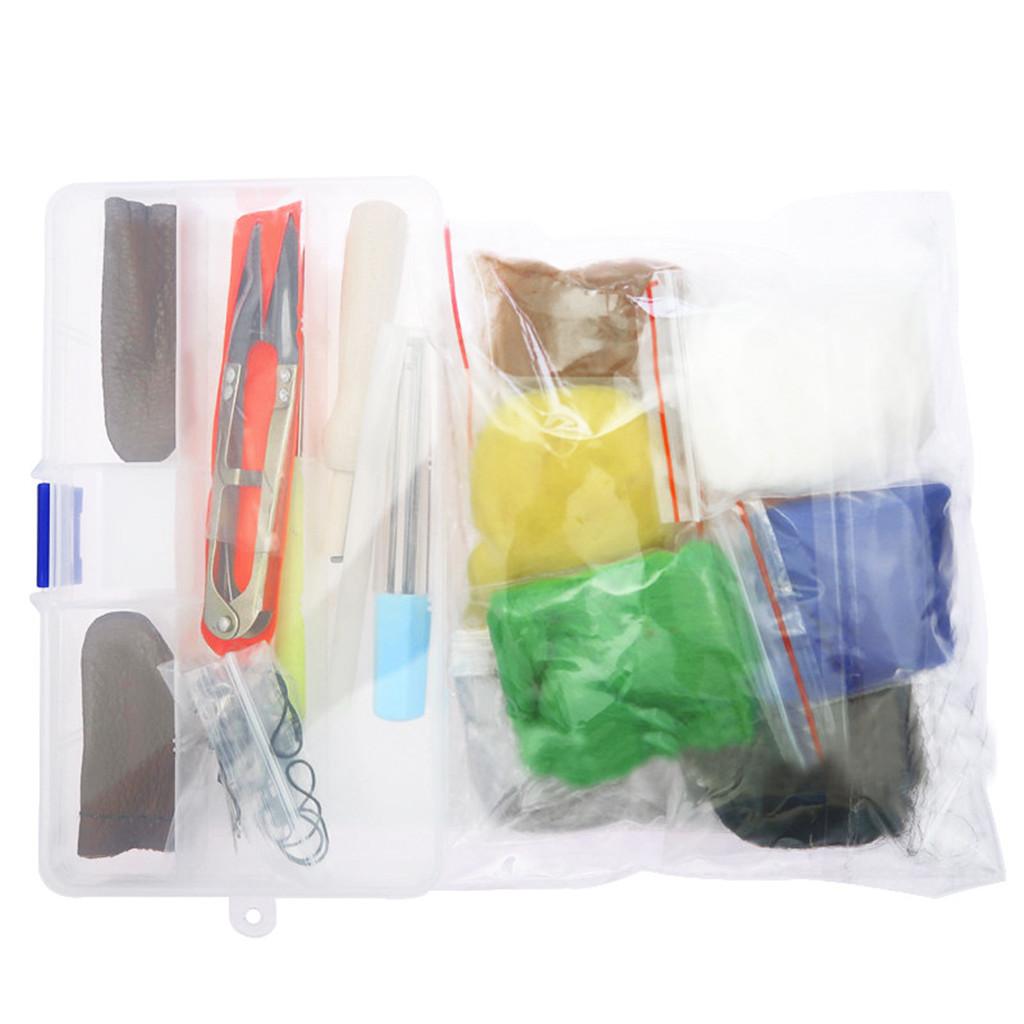 Needle Felting Starter Kit Set, Multi Colors Needle Felting Wool Set Felt Tools