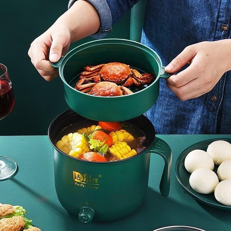 NỒI LẨU MINI SHANBAN CHỐNG DÍNH CÓ LỒNG HẤP CAO CẤP