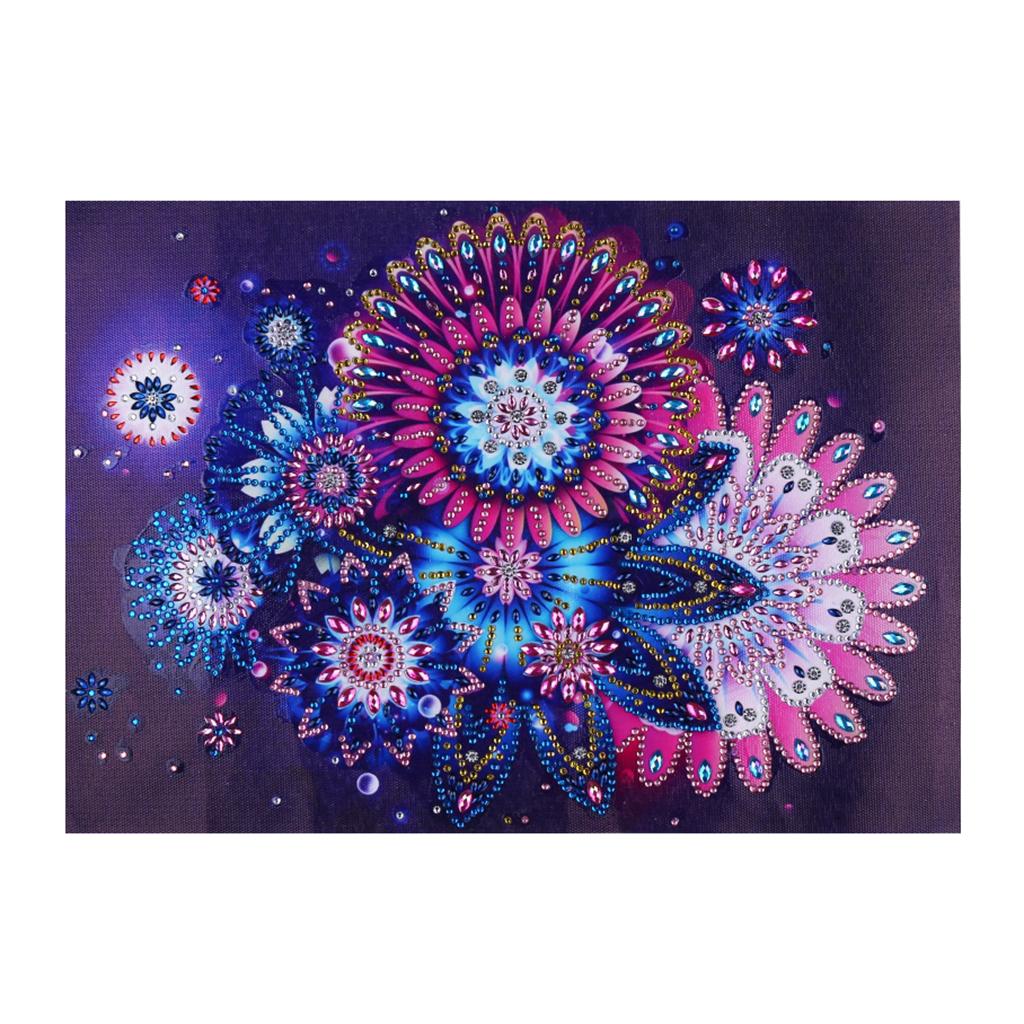 Special Shaped Diamond Painting Partial Drill Cross Stitch Crafts Flower 1