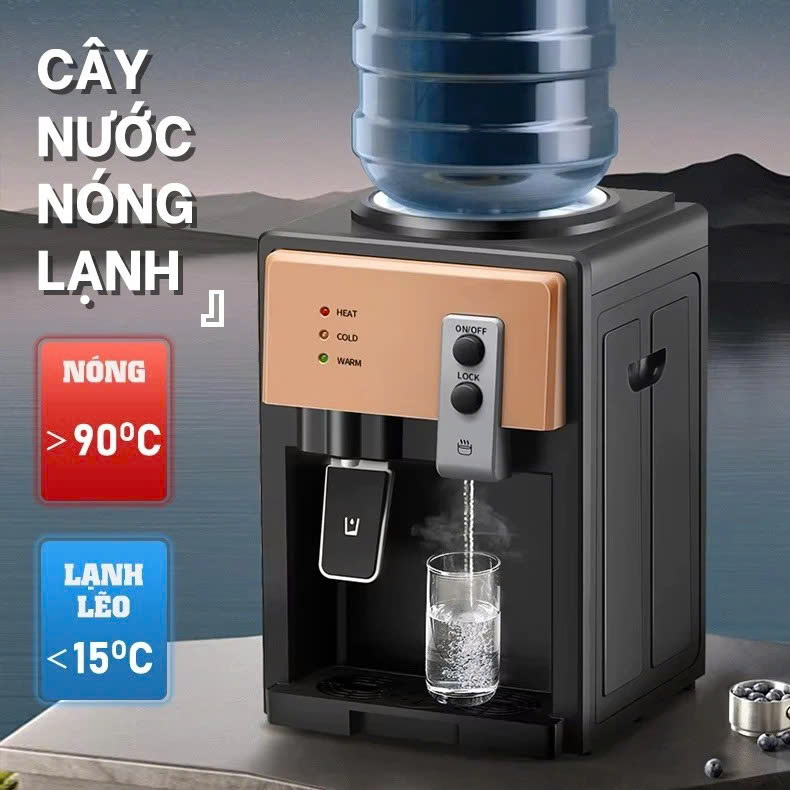 Máy Nước Nóng Để Bàn Siêu Tốc – Nấu Nóng 100 Độ Trực Tiếp, Tiện Lợi Tức Thì, ĐÈN