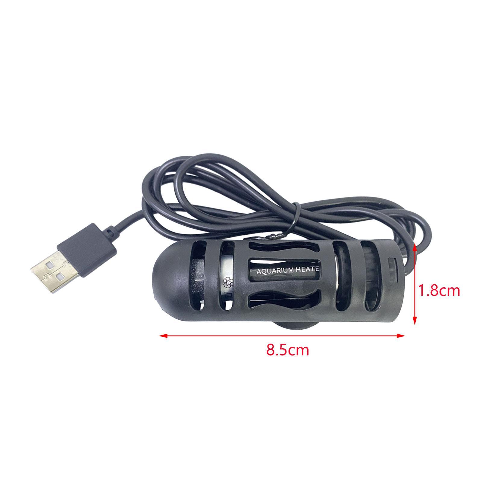 Aquarium Heater Small Fish Tank Heater Digital Display Auto Heating Tool for Pet Drinking Waterer Reptile Aquatic Terrarium