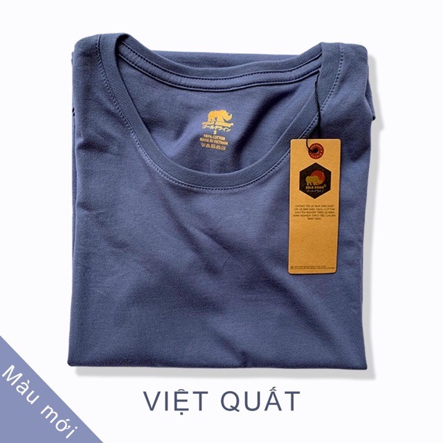 Combo 2 áo thun nam cao cấp Gold Rhino 100% cotton