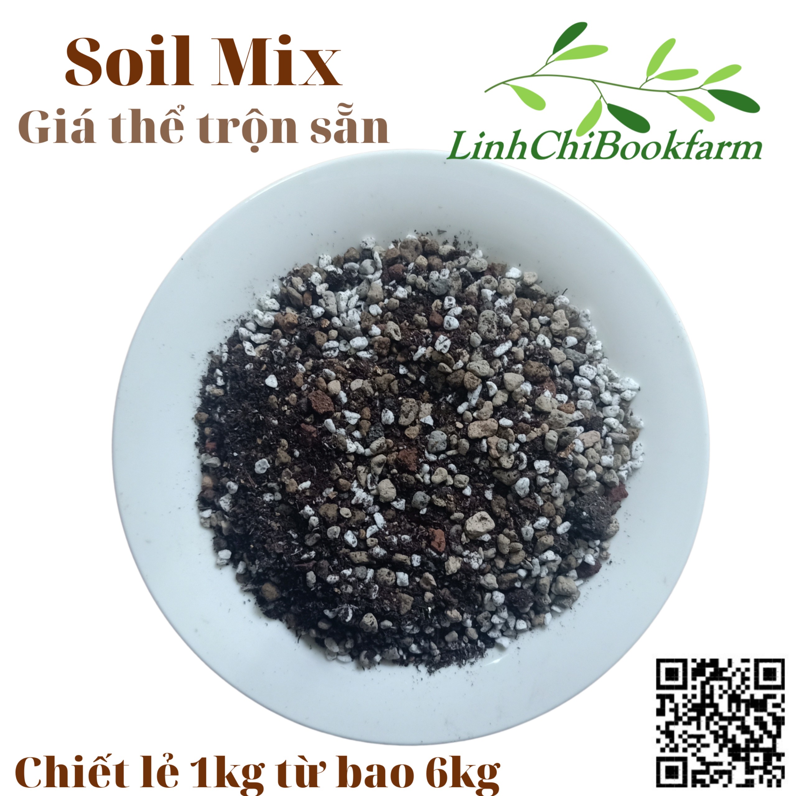 Đất trồng sen đá, xương rồng Soil Mix  - giá thể bổ sung dinh dưỡng cho cây trồng thông thoáng, không ngập úng, gây thối rễ; kích thích khả năng trao đổi chất, các hoạt động của vi sinh vật có lợi