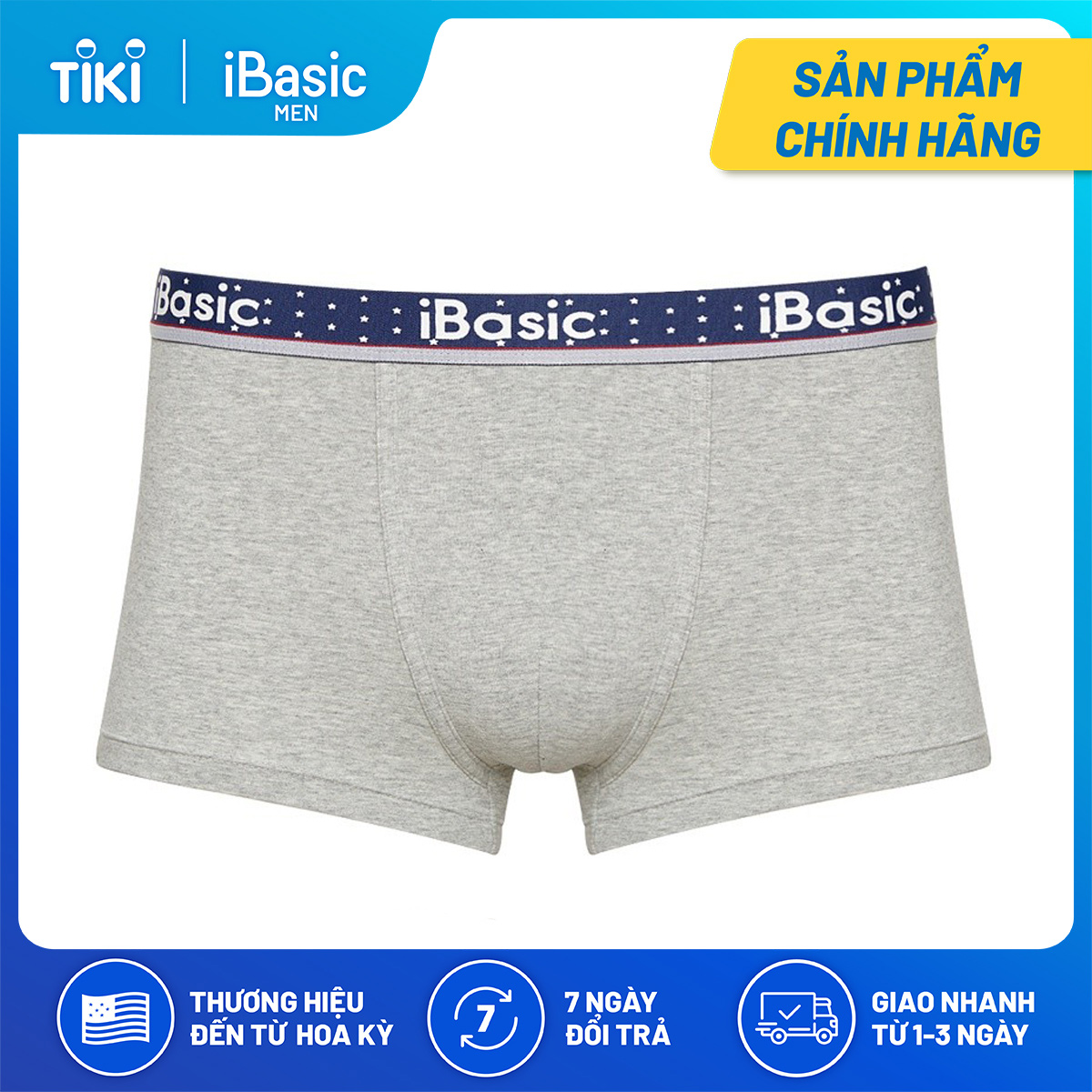 Quần lót nam đùi ngắn cotton iBasic PANM078