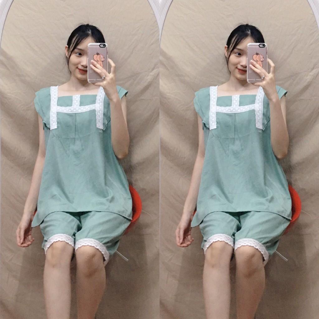 Bộ bầu dáng thời trang chất đũi mát
