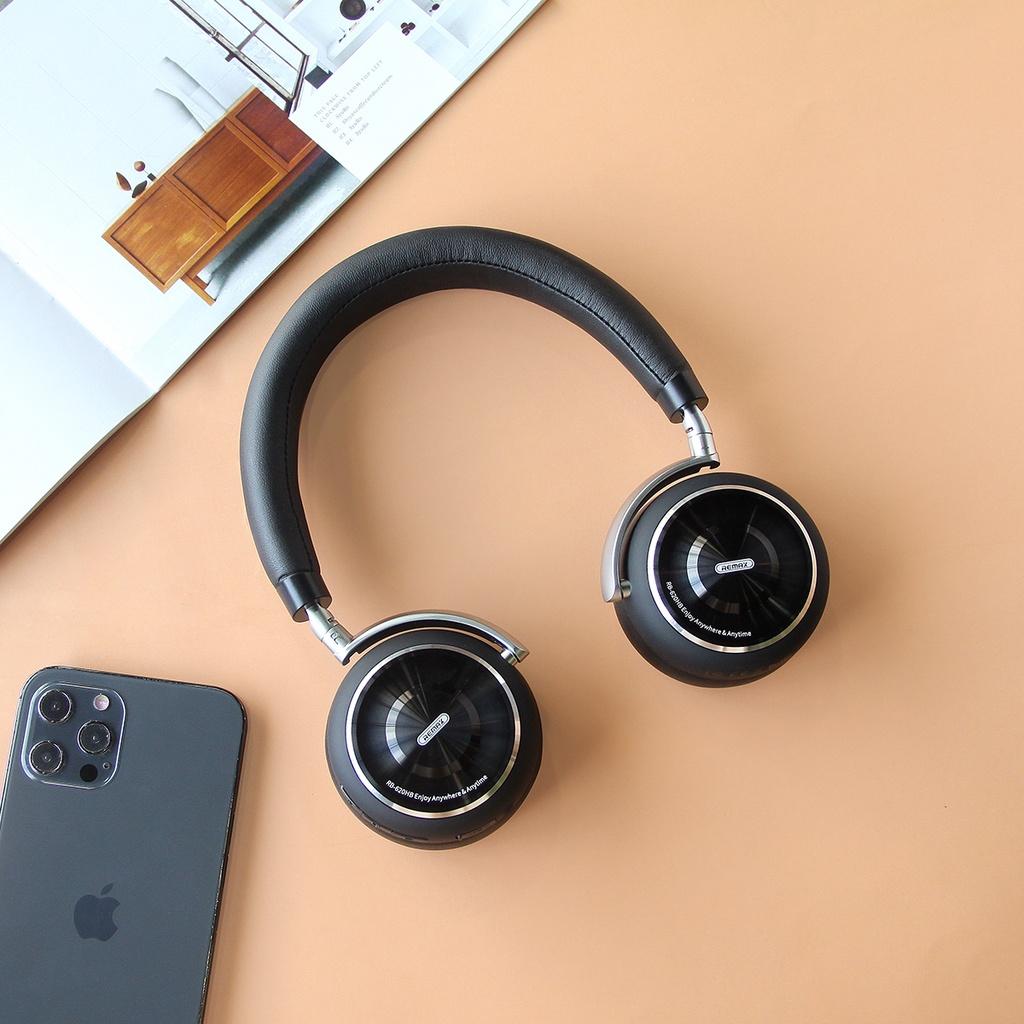 Tai nghe Bluetooth chụp tai Remax RB-620HB Headphone Nghe Nhạc Cực Hay Âm Bass Mạnh Mẽ - Hàng Chính Hãng Remax