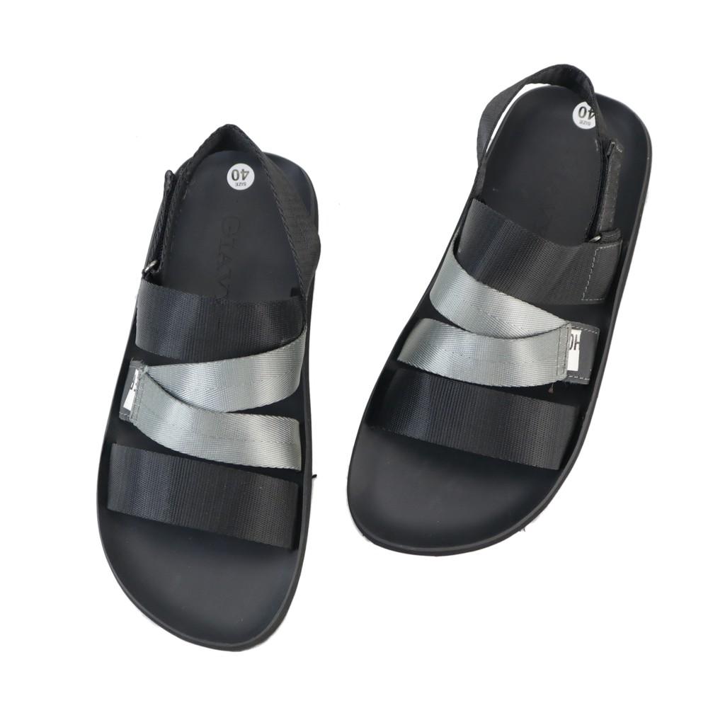 Giày sandal 4 dây quai ngang phối chéo Giavy SL524