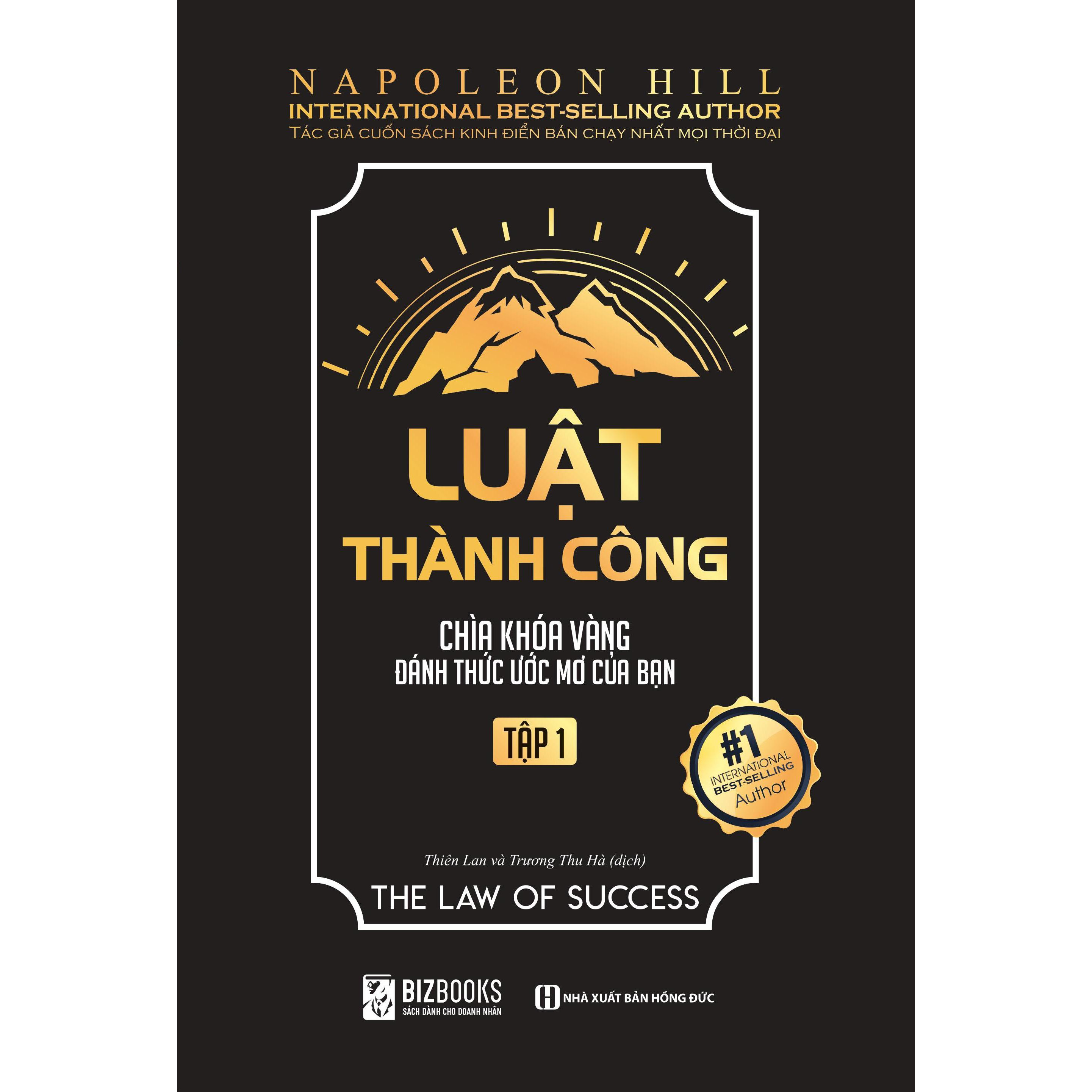 Luật Thành Công: Chìa Khóa Vàng Đánh Thức Ước Mơ Của Bạn Tập 1 ( tặng sổ tay mini dễ thương KZ )