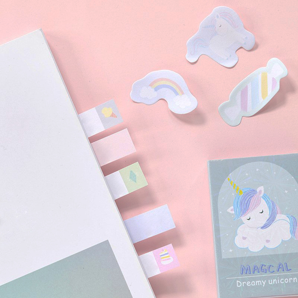 Sổ giấy note Dreamy UNICORN - màu ngẫu nhiên