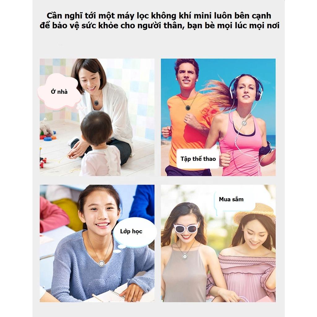 Máy tinh lọc không khí mini - Phiên bản đeo cổ, tập trung ion âm tăng cường năng lượng sống - người bảo vệ trung thành