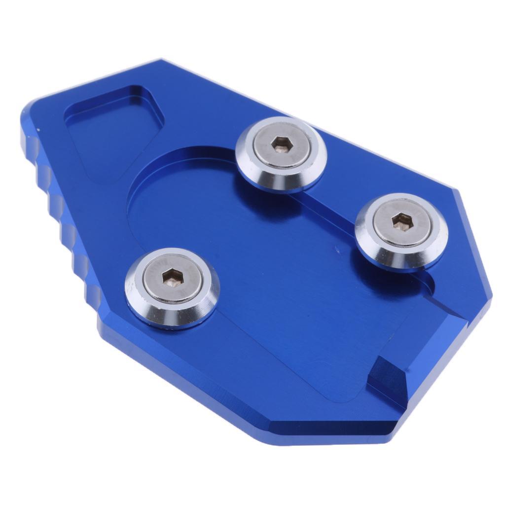 Blue Heavy Duty Motorbike Kickstand Stand Extension Plate for  CB1000R