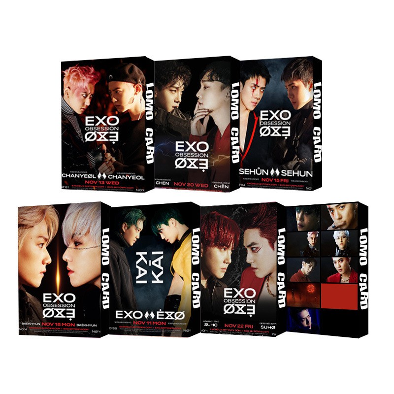 Lomo card EXO và các thành viên