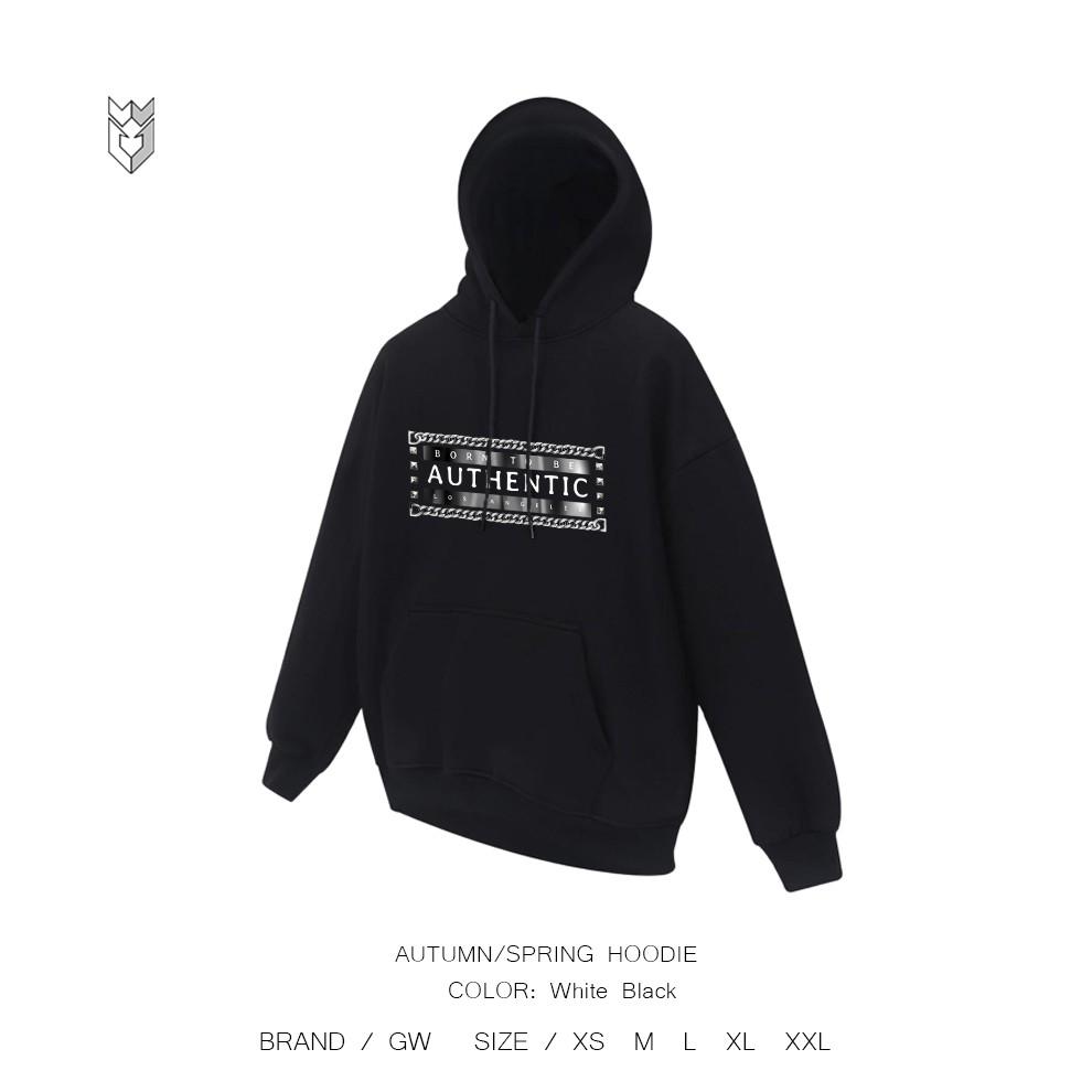 Áo nỉ Hoodie form rộng AU.TH nam nữ cực đẹp - GW Shop