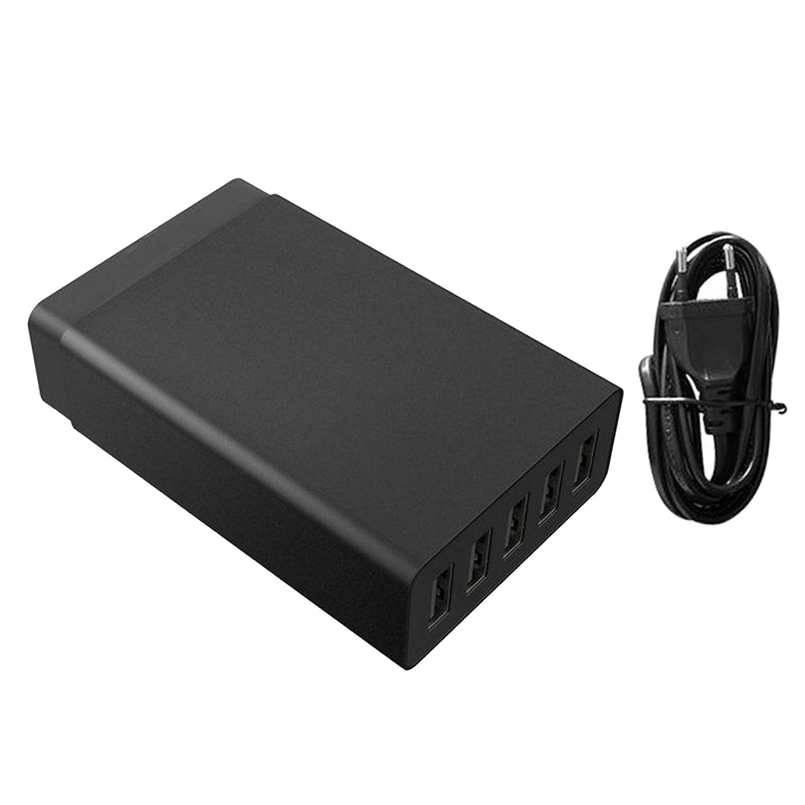 Safe Desktop Travel 6 USB Ports Charger Power Adapter Quick D Station
