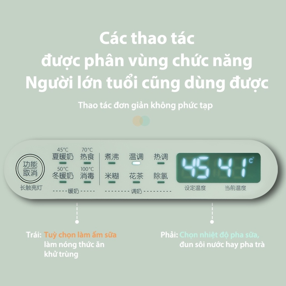 Máy nấu nước đa năng và giữ ấm Bear TNQ-A12L1 - Hàng chính hãng