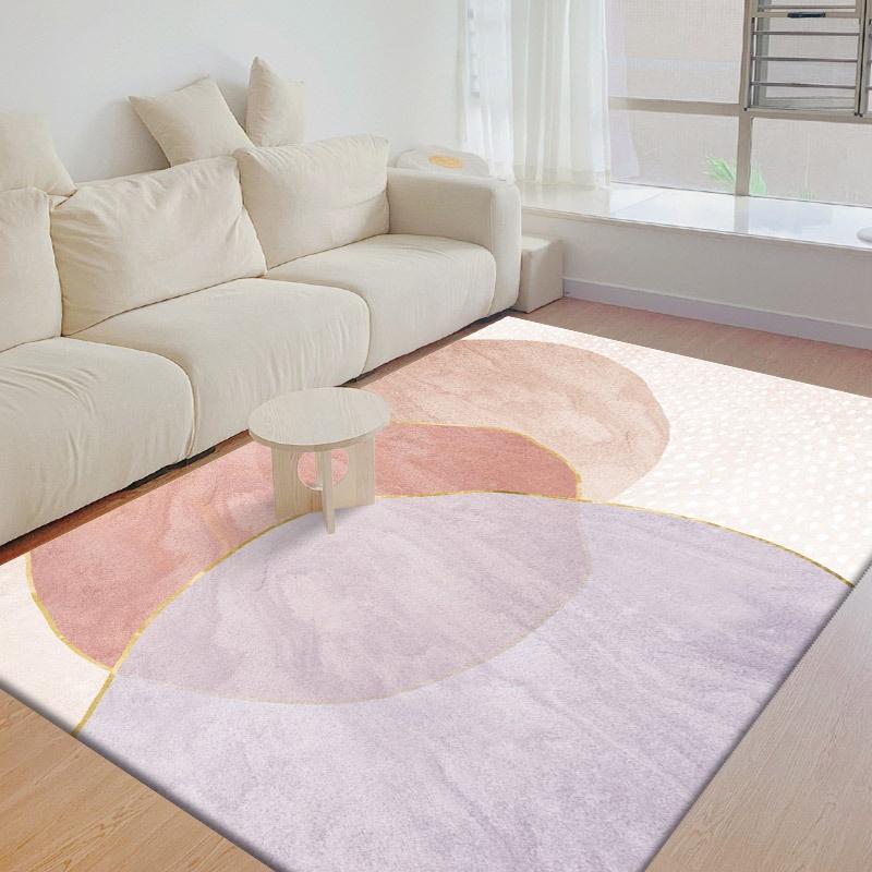 Giả cashmere thảm trong phòng ngủ đầu giường chăn sang trọng phòng khách bàn cà phê thảm nhà đệm chân.