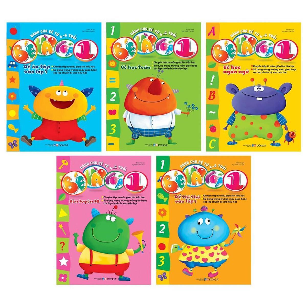 Sách - Bộ Bé Vào Lớp 1 - Chọn Lẻ 5 Chủ Đề - Đông A