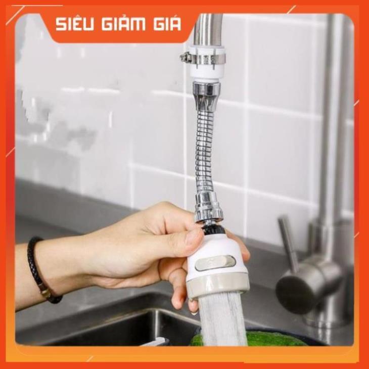 VÒI NƯỚC RỬA BÁT INOX TĂNG ÁP XOAY 360 ĐỘ - Tặng LAU BẾP ĐA NĂNG! 206797