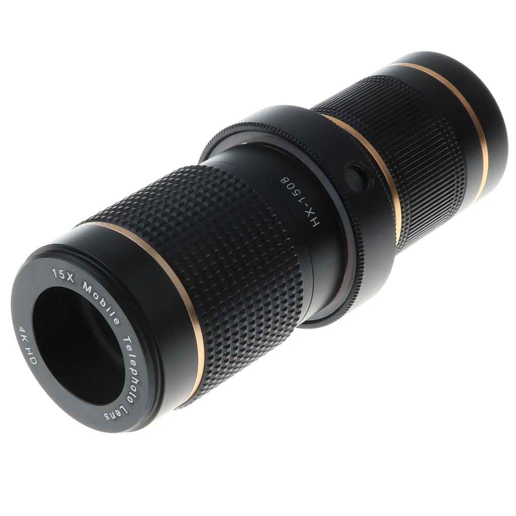 Camera Lens Clip on Optical Black 15X