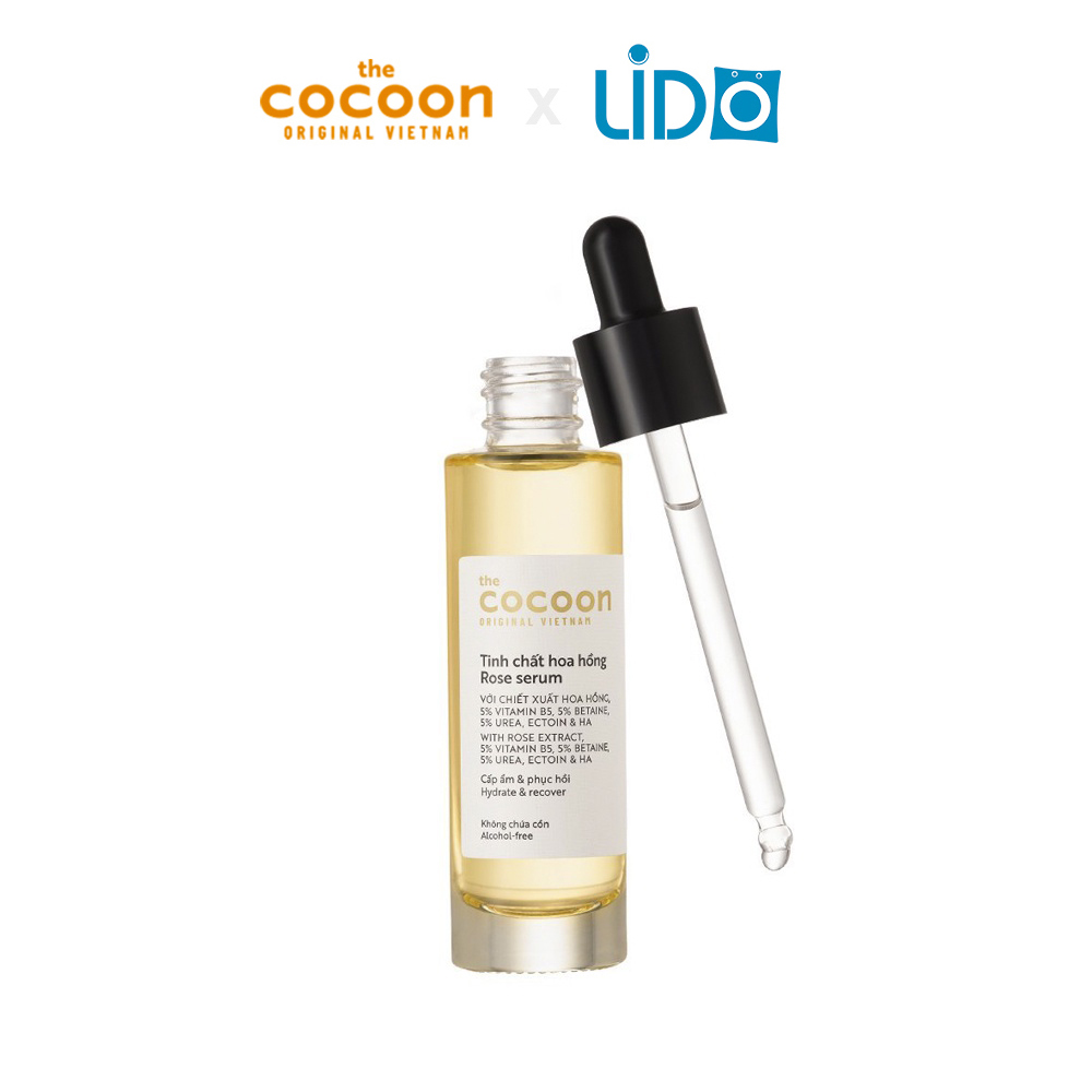 Tinh chất hoa hồng cocoon 30ml (rose serum) thuần chay