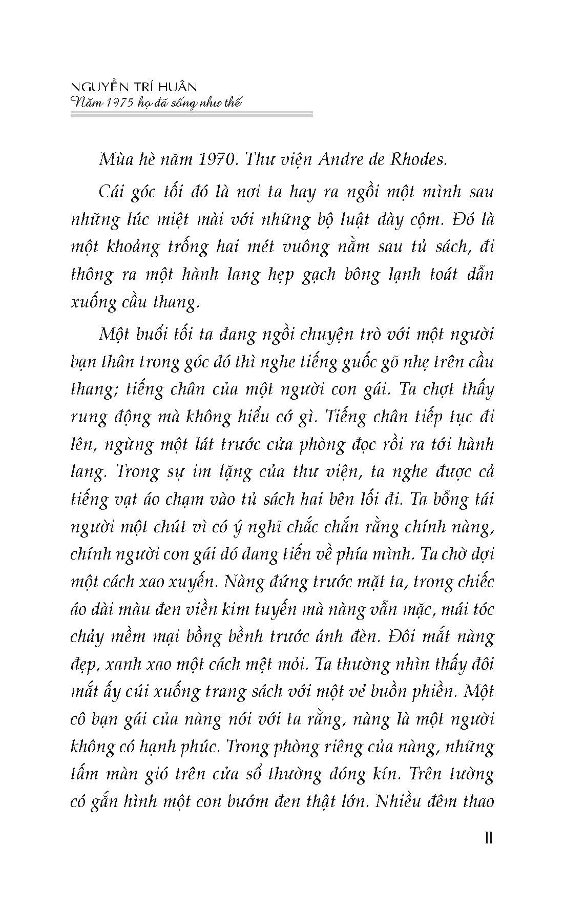 Năm 1975 Họ Đã Sống Như Thế