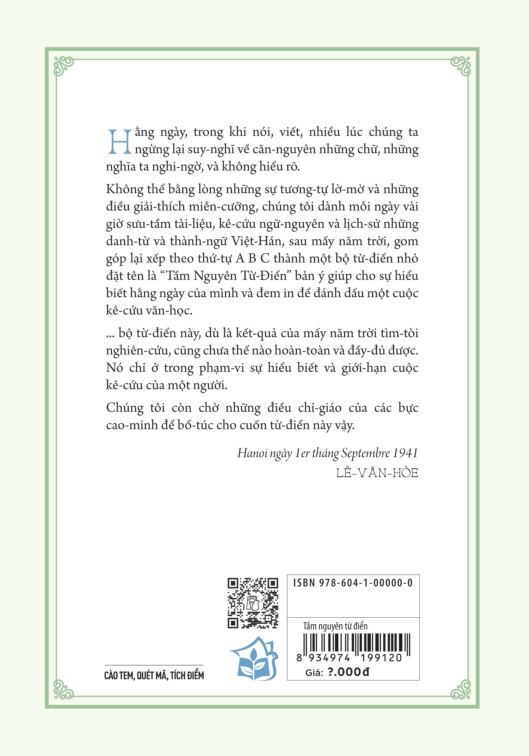 Sách Tiếng Việt giàu đẹp - Tầm nguyên từ điển