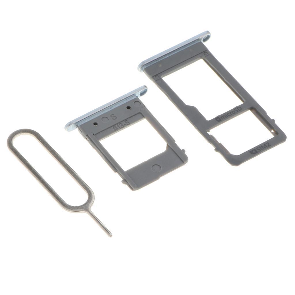 2-7pack Phone Sim Card Holder Slot Tray Replacement for Samsung A5 A7 2017 A520