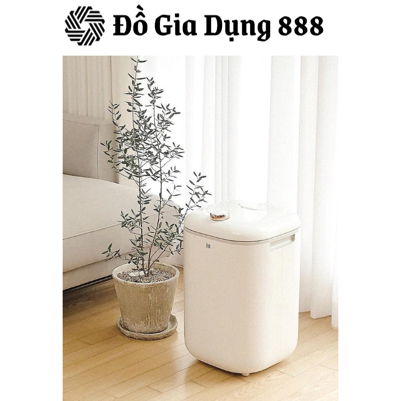 Thùng Đựng Gạo Hút Chân Không Bằng Nhựa ABS, Dung Tích 15kg, Dễ Vệ Sinh, Nhập Đức