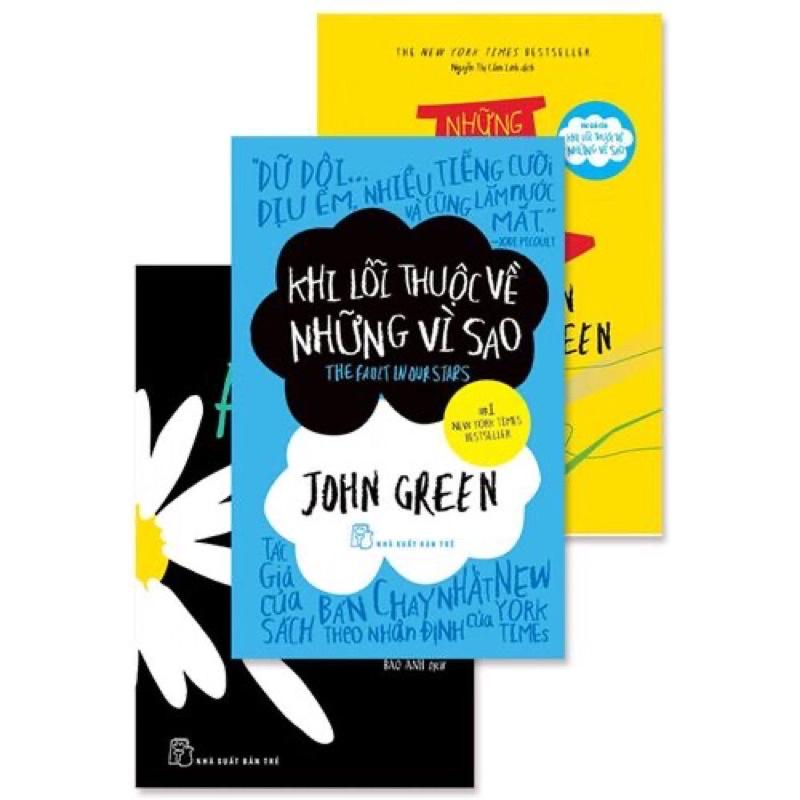 Combo John Green: Khi Lỗi Thuộc Về Những Vì Sao + Đi Tìm Alaska + Những Thành Phố Giấy (3 Cuốn) - NXB Trẻ