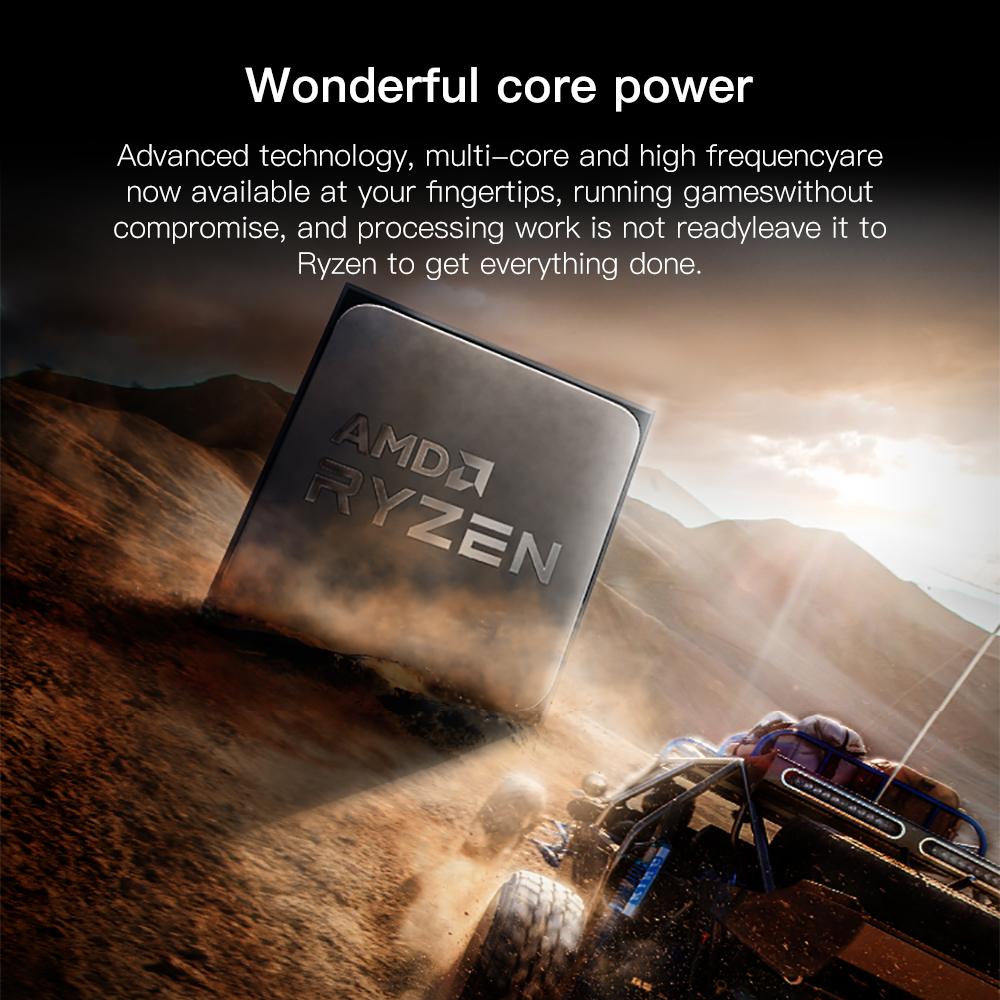 Mới AMD Ryzen 5 5600 R5 5600 CPU Bộ Xử Lý Game 3.5 GHz 6 Nhân 12 Chủ Đề 65W DDR4 Socket AM4 Bo Mạch Chủ Máy Tính Để Bàn CPU Processor