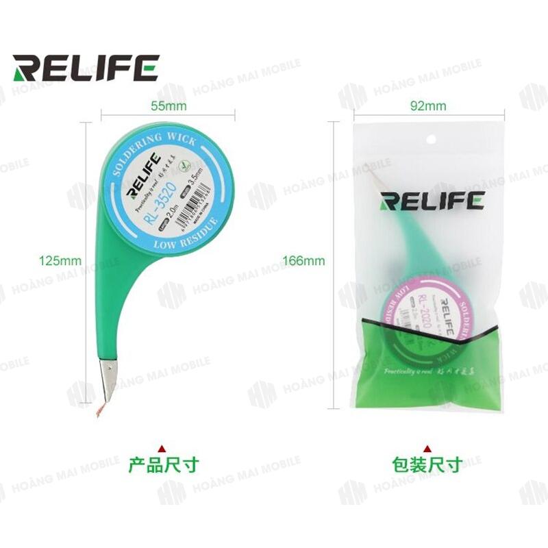 Dây đồng hút thiếc RELIFE RL-2020 kèm bộ kẹp