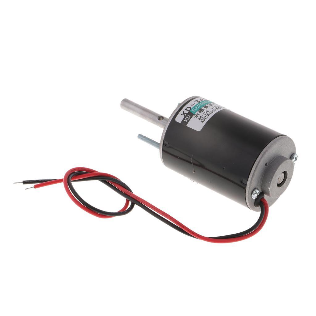 12V 30W High Speed CW/CCW Permanent DC Motor 3000RPM
