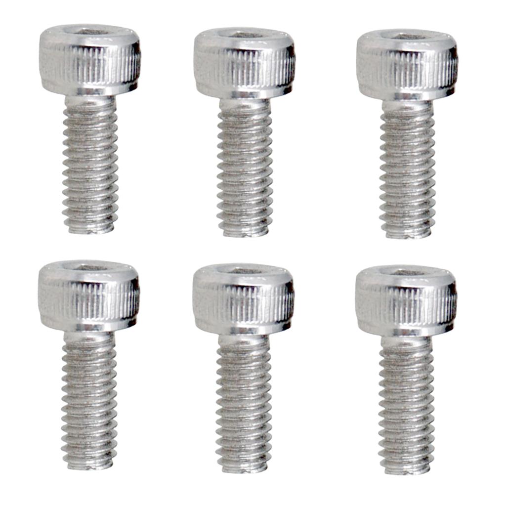 6 Miếng đàn Guitar điện Khóa Dây Nut Kẹp Lục Giác ốc Vít M4