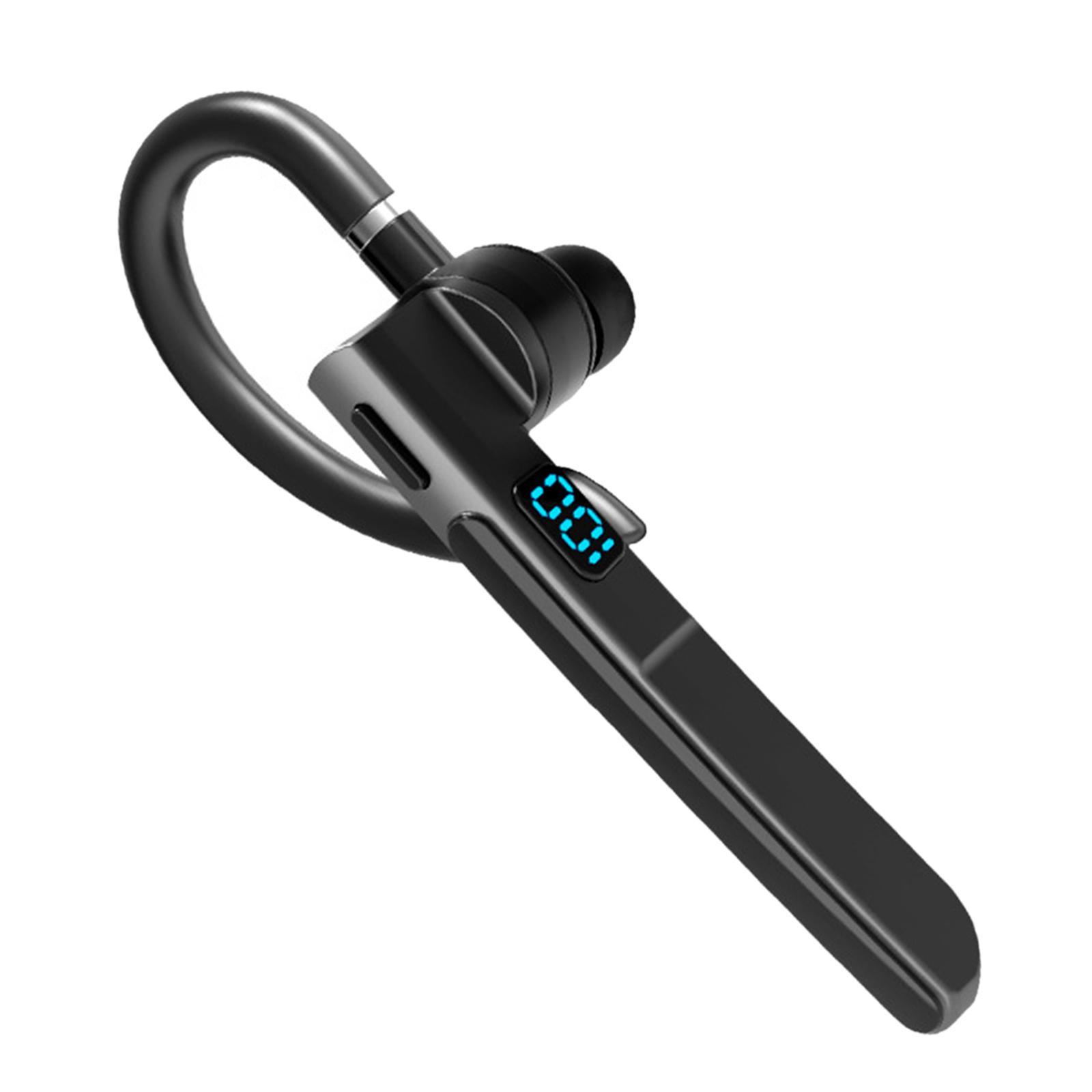 Single Ear Hook Earpiece with Mic Earpiece Headphones for Running Gym Fitness