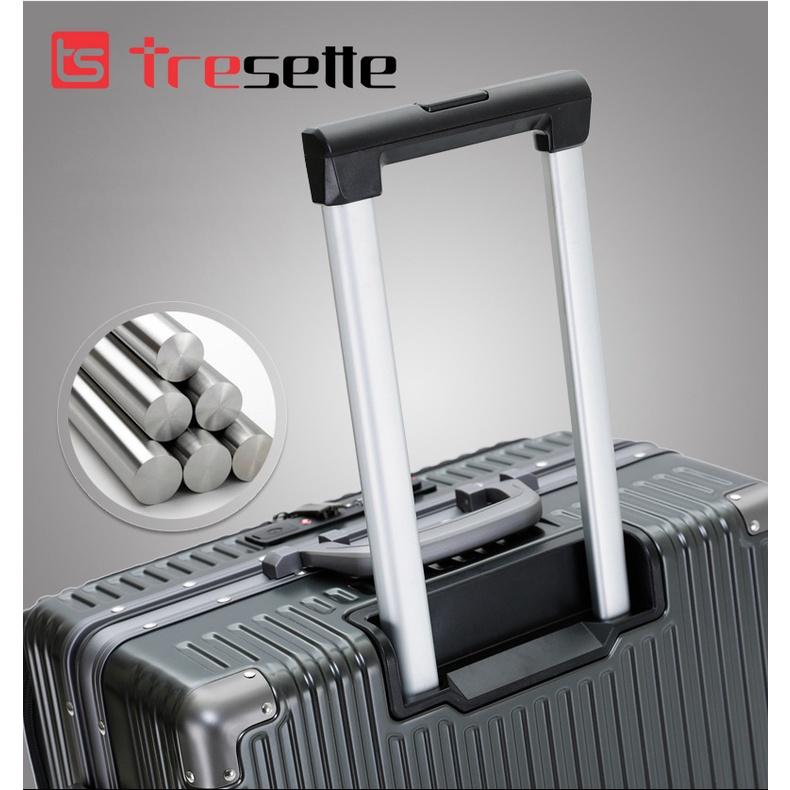 Vali khóa sập cao cấp nhập khẩu Hàn Quốc Tresette 2902 Có Ngăn Đựng Latop Cổng Sạc USB